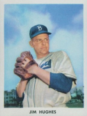 1955 Golden Stamps Brooklyn Dodgers  Jim Hughes #7 Baseball Card