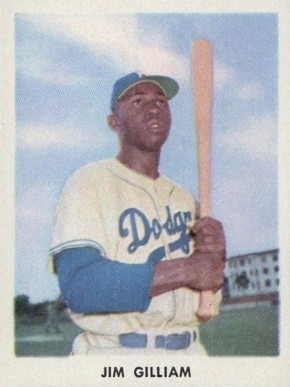 1955 Golden Stamps Brooklyn Dodgers  Jim Gilliam # Baseball Card