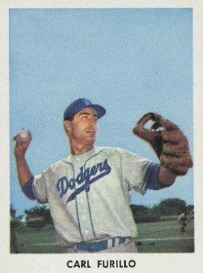 1955 Golden Stamps Brooklyn Dodgers  Carl Furillo #18 Baseball Card
