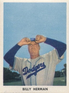 1955 Golden Stamps Billy Herman # Baseball Card