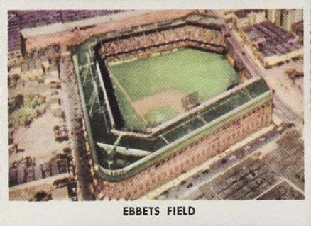 1955 Golden Stamps Ebbets Field # Baseball Card