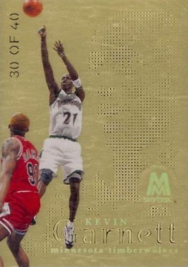 1998 Skybox Molten Metal Fusion Kevin Garnett #36F Basketball Card