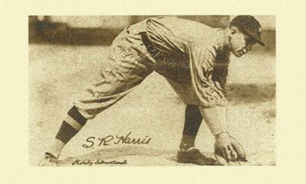 1923 Willard Chocolate S.R. Harris # Baseball Card