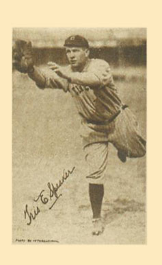 1923 Willard Chocolate Tris E. Speaker # Baseball Card
