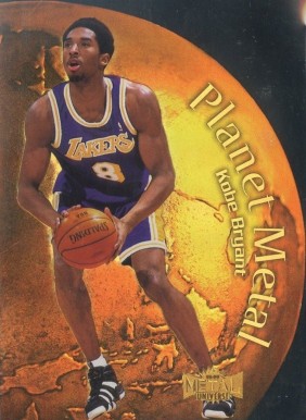 1998 Metal Universe Planet Metal Kobe Bryant #6 Basketball Card