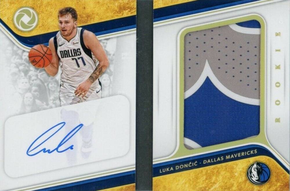 2018 Panini Opulence Rookie Patch Booklet Luka Doncic #RPALD Basketball Card