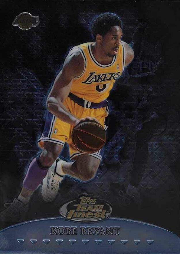 1999 Finest Team Finest Blue Kobe Bryant #TF18 Basketball Card