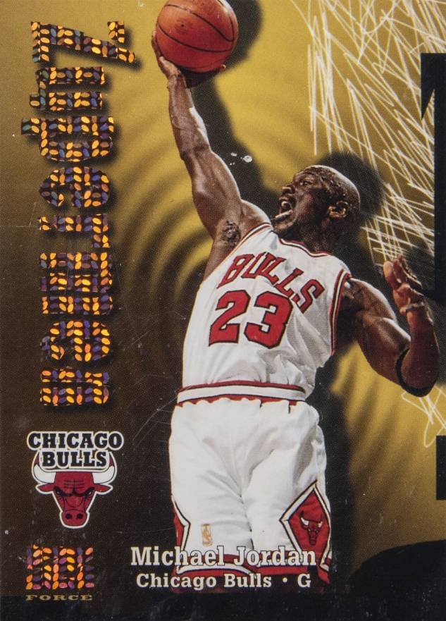 1997 Skybox Z-Force Michael Jordan #190 Basketball Card
