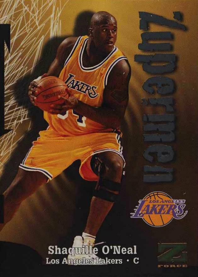 1997 Skybox Z-Force Shaquille O'Neal #196 Basketball Card