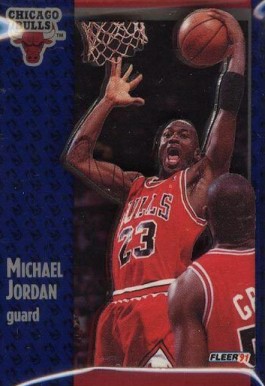 1991 Fleer Michael Jordan #29 Basketball Card