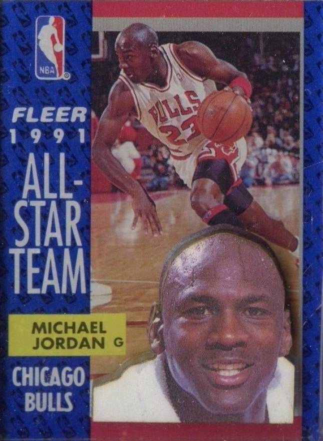1991 Fleer Michael Jordan #211 Basketball Card