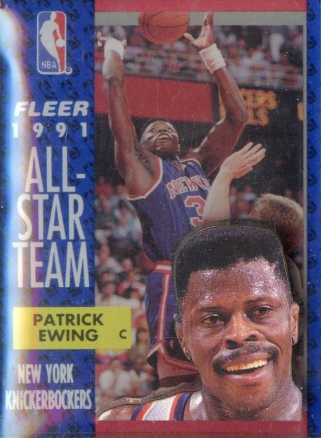 1991 Fleer Patrick Ewing #215 Basketball Card