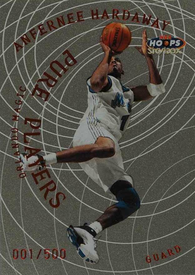1999 Hoops Pure Players Anfernee Hardaway #10 Basketball Card
