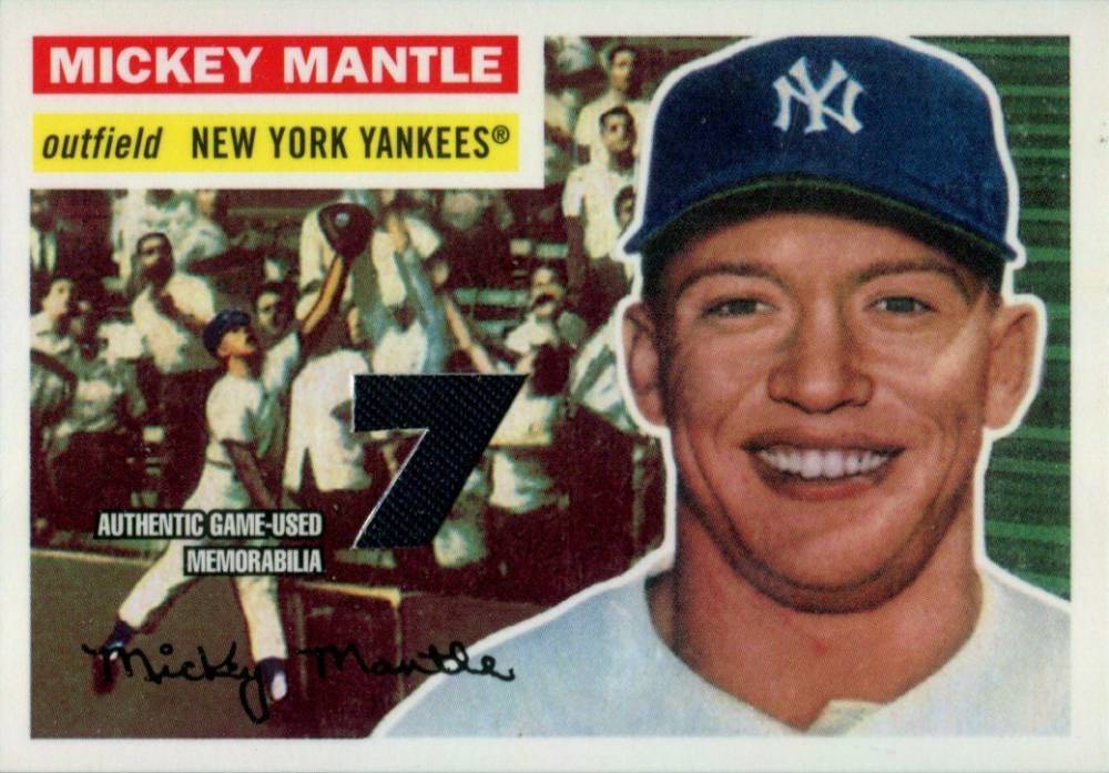 2007 Topps Target Mantle Memorabilia Mickey Mantle #MMR56 Baseball Card