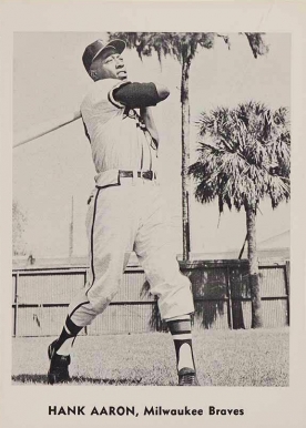 1961 Jay Publishing Hank Aaron # Baseball Card