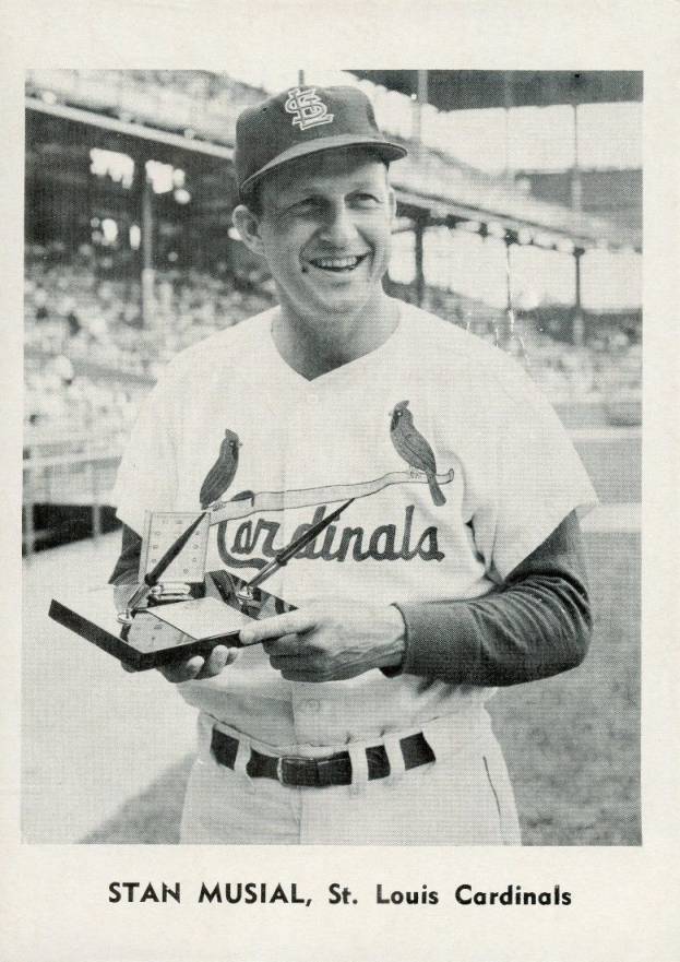 1961 Jay Publishing Stan Musial, St. Louis Cardinals # Baseball Card