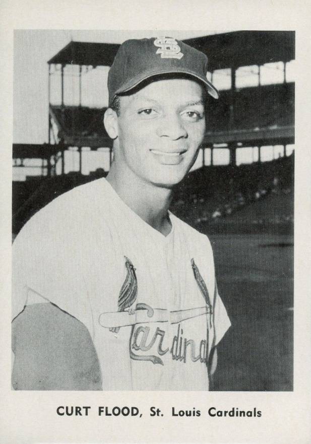 1961 Jay Publishing Curt Flood # Baseball Card