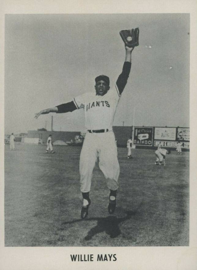 1961 Jay Publishing Willie Mays # Baseball Card