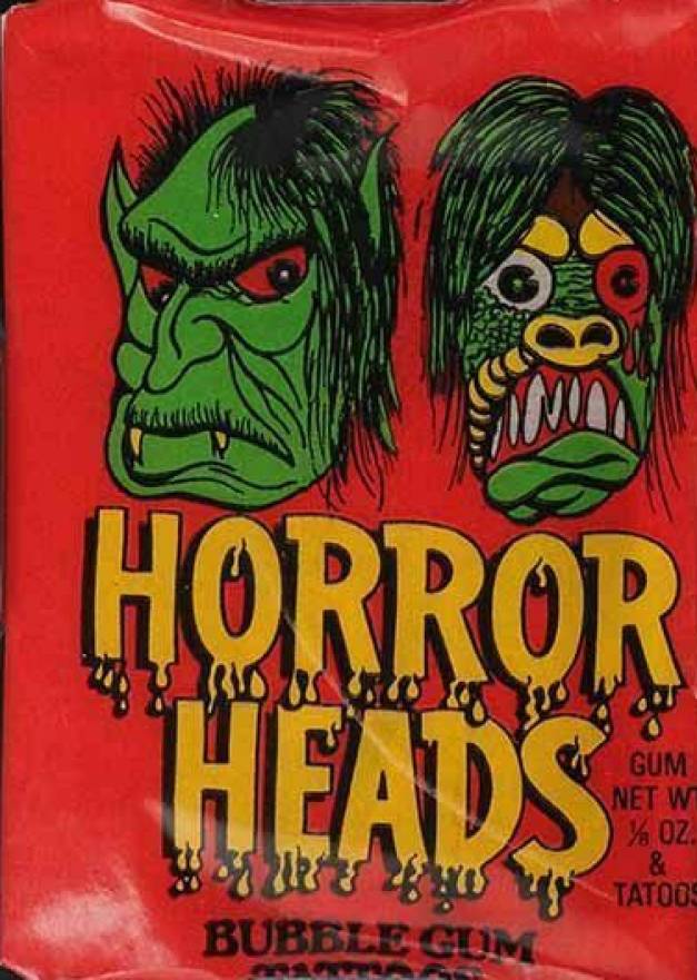 1972 Donruss Horror Heads Wax Pack #WP Non-Sports Card