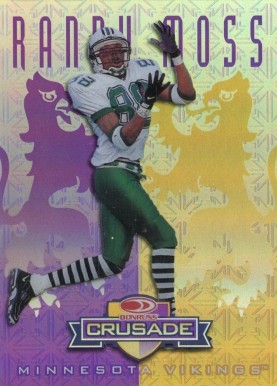 1998 Leaf R & S Crusade Randy Moss #69 Football Card
