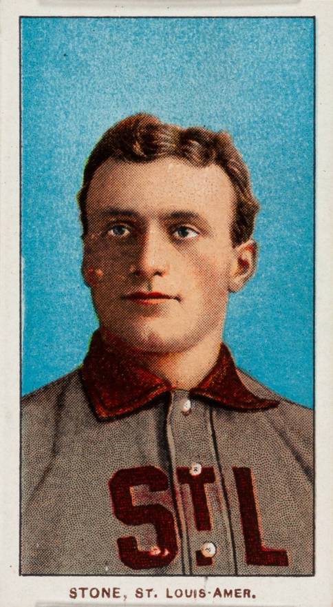 1909 White Borders Piedmont 350  Stone, St. Louis Amer. #466 Baseball Card