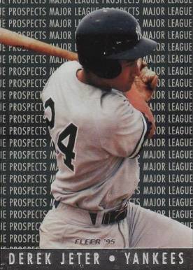 1995 Fleer Major League Prospects Derek Jeter #7 Baseball Card