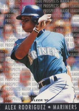 1995 Fleer Major League Prospects Alex Rodriguez #10 Baseball Card
