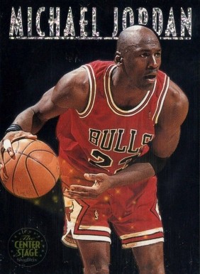 1993 Skybox Premium Center Stage Michael Jordan #CS1 Basketball Card