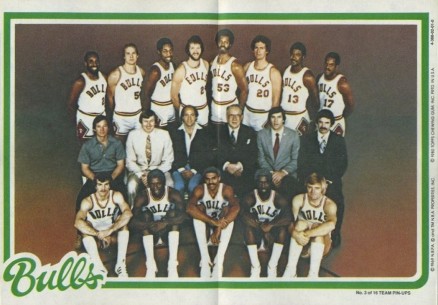 1980 Topps Pin-Ups  Chicago Bulls #3 Basketball Card