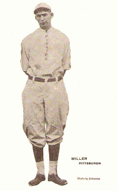 1913 Voskamp's Coffee Pirates Dots Miller # Baseball Card