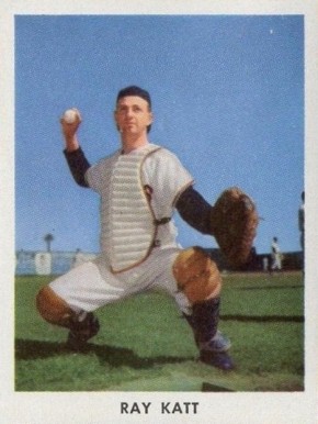 1955 Golden Stamps Ray Katt # Baseball Card