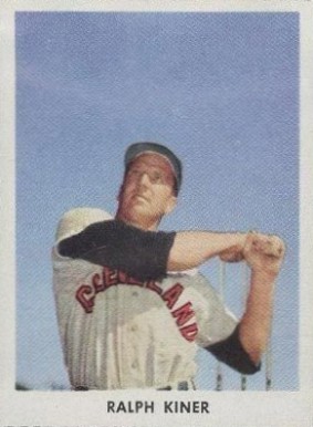1955 Golden Stamps Cleveland Indians Ralph Kiner # Baseball Card