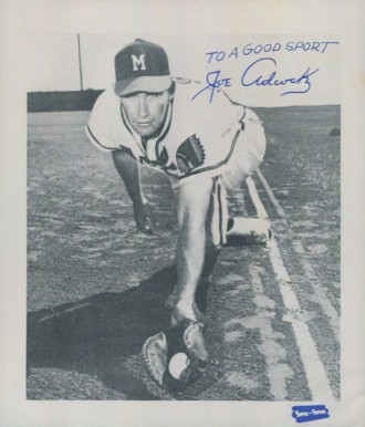 1957 Spic and Span Braves Joe Adcock # Baseball Card