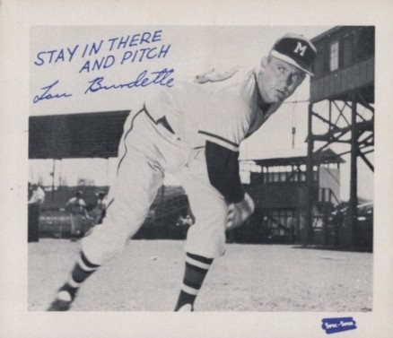 1957 Spic and Span Braves Lou Burdette # Baseball Card