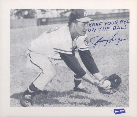 1957 Spic and Span Braves Johnny Logan # Baseball Card