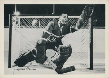 1960 York Photos Jacques Plante # Hockey Card