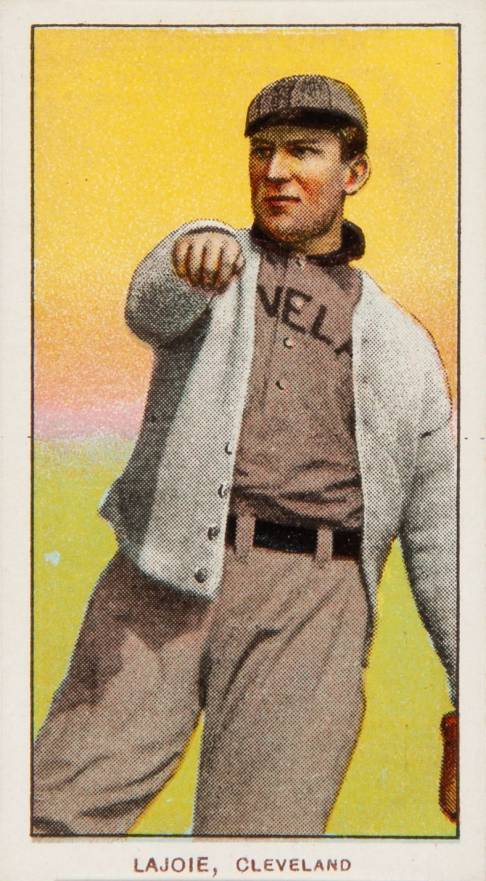 1909 White Borders Piedmont 350  Lajoie, Cleveland #270 Baseball Card