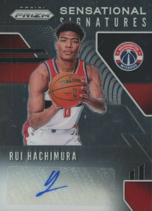 2019 Panini Prizm Sensational Signatures Rui Hachimura #RHM Basketball Card