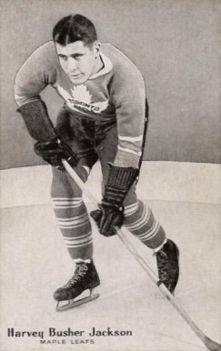 1936 Triumph Postcards Harvey Jackson # Hockey Card