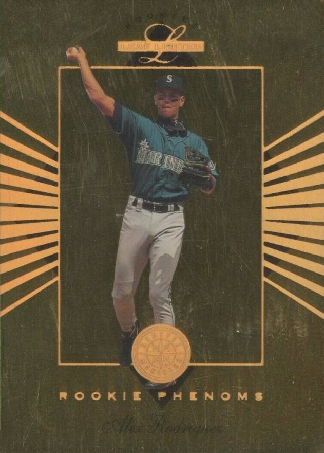 1994 Leaf Limited Rookie Phenoms Alex Rodriguez #10 Baseball Card