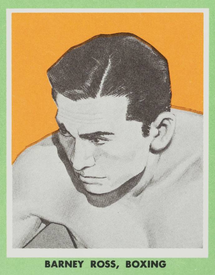 1963 Ktav Publishing Jewish Sports Champions-Hand Cut Barney Ross # Other Sports Card