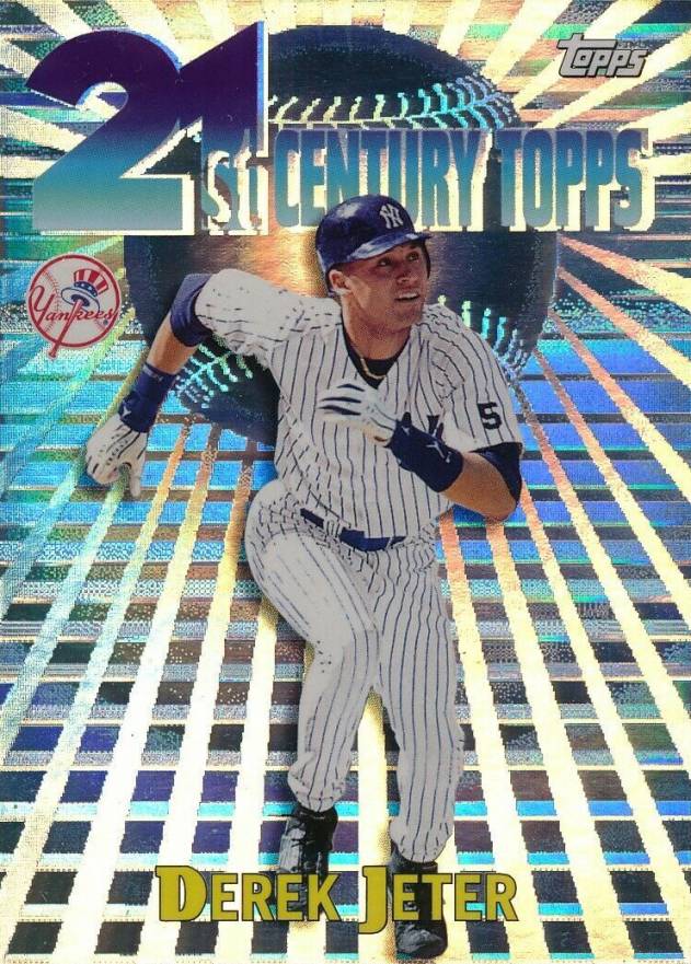 2000 Topps Chrome 21st Century Derek Jeter #C3 Baseball Card