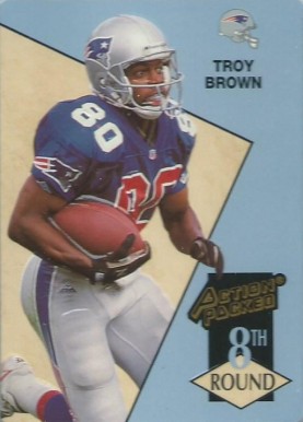 1993 Action Packed Troy Brown #220 Football Card