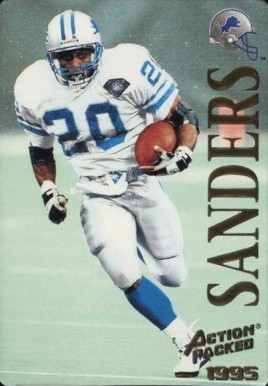 1995 Action Packed Barry Sanders #31 Football Card