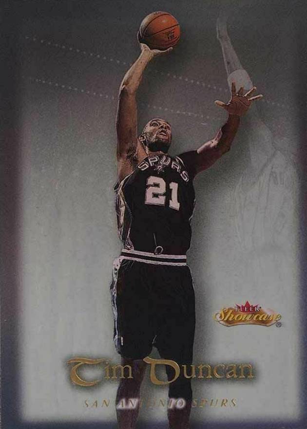 2000 Fleer Showcase Tim Duncan #40 Basketball Card