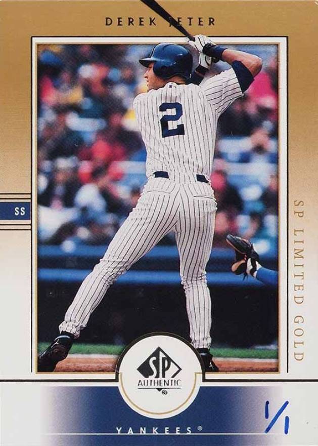 2000 SP Authentic Derek Jeter #38 Baseball Card