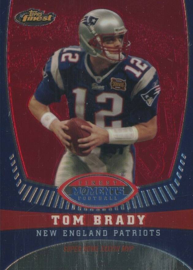 2008 Finest Tom Brady Finest Moments Tom Brady #TB3 Football Card