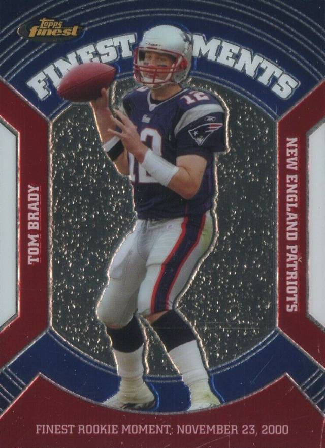 2007 Finest Moments Tom Brady #VFMTB Football Card