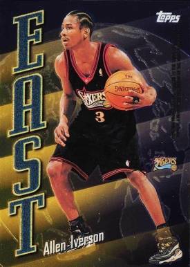 1998 Topps East-West Iverson/Payton #EW9 Basketball Card