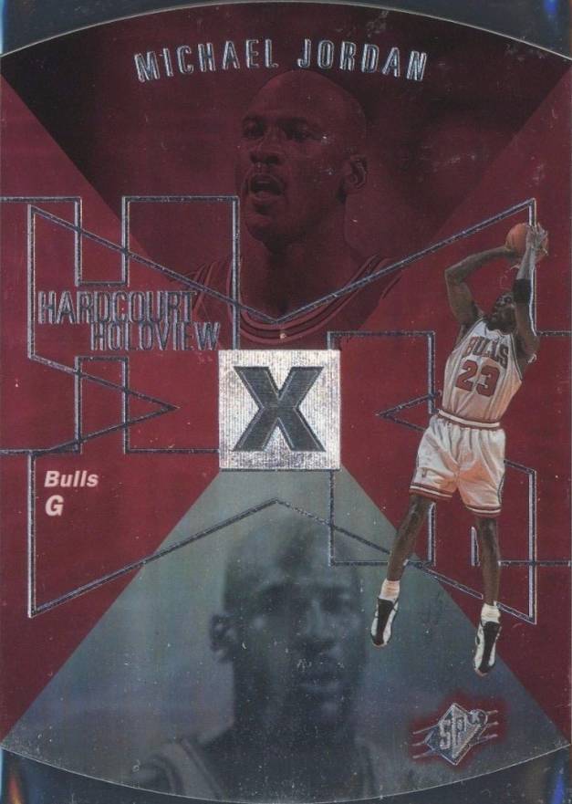 1997 SPx Hardcourt Holoviews Michael Jordan #HH1 Basketball Card